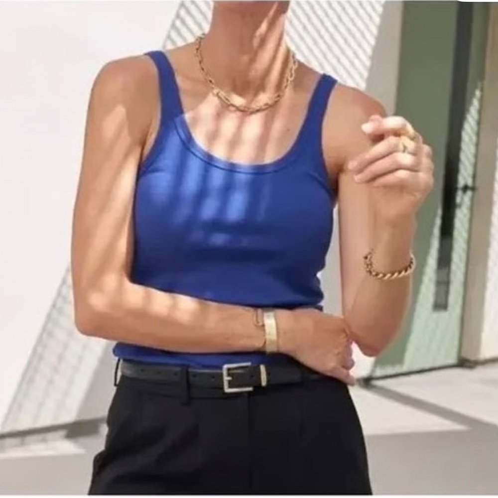 AYR The Sexy Flexy Tank in Marias Blue - Medium
